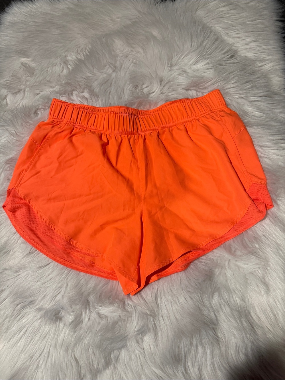 Athletic Works Neon Orange Women’s Athletic Shorts
